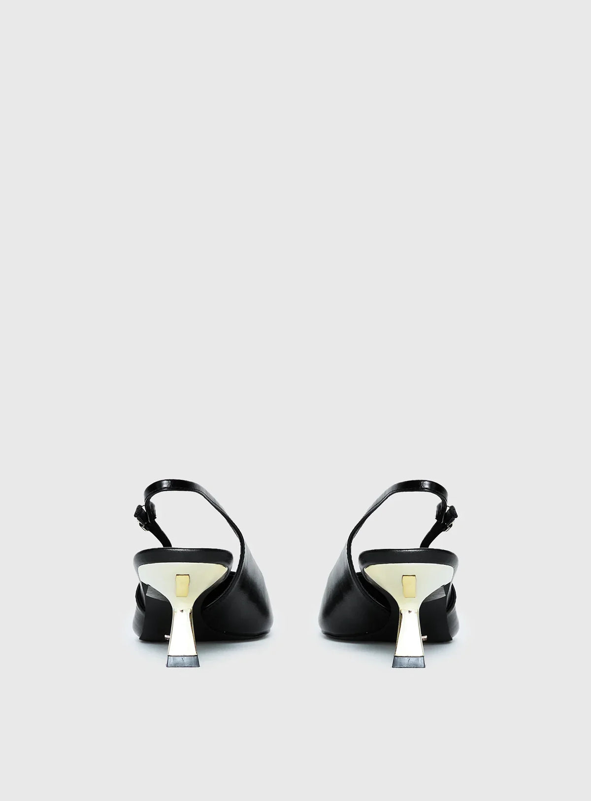 Billini Anaya Pointed Toe Heels Black / Gold
