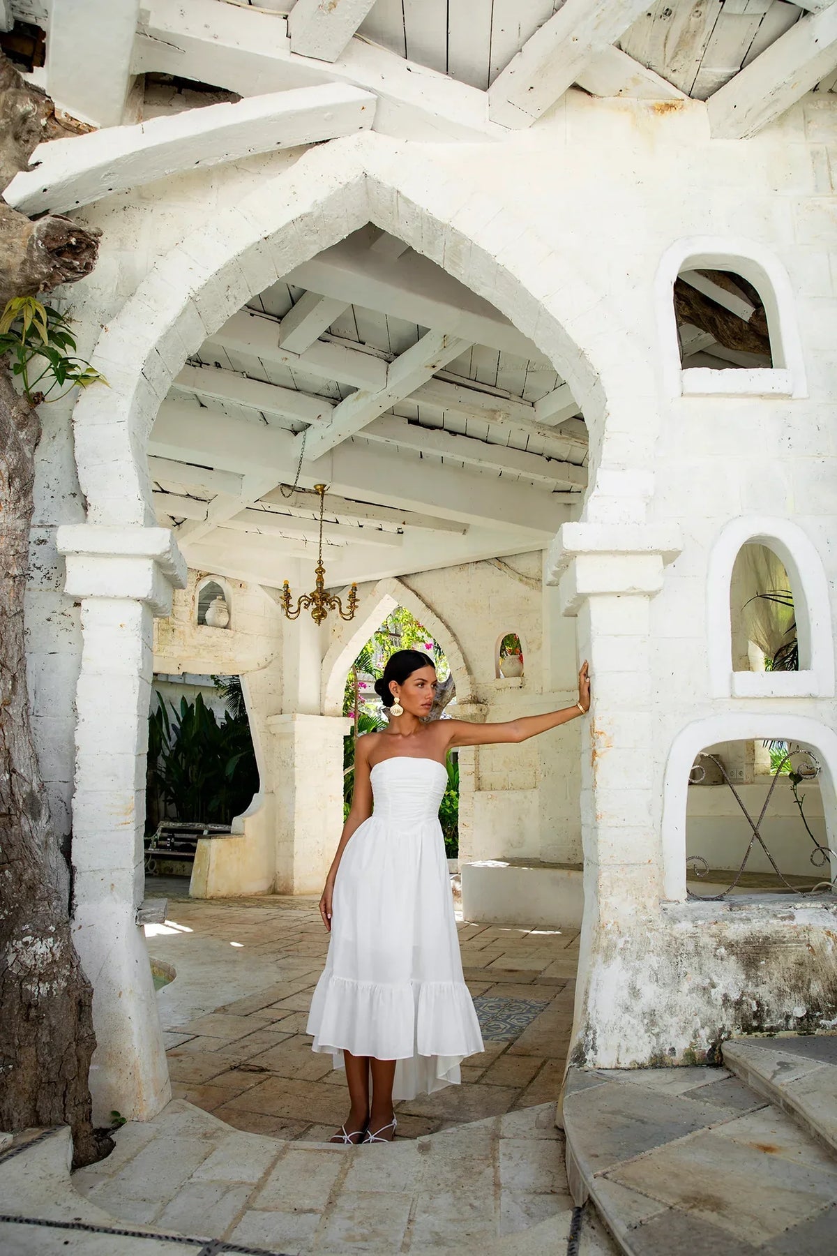 Love In The Summer Maxi Dress White