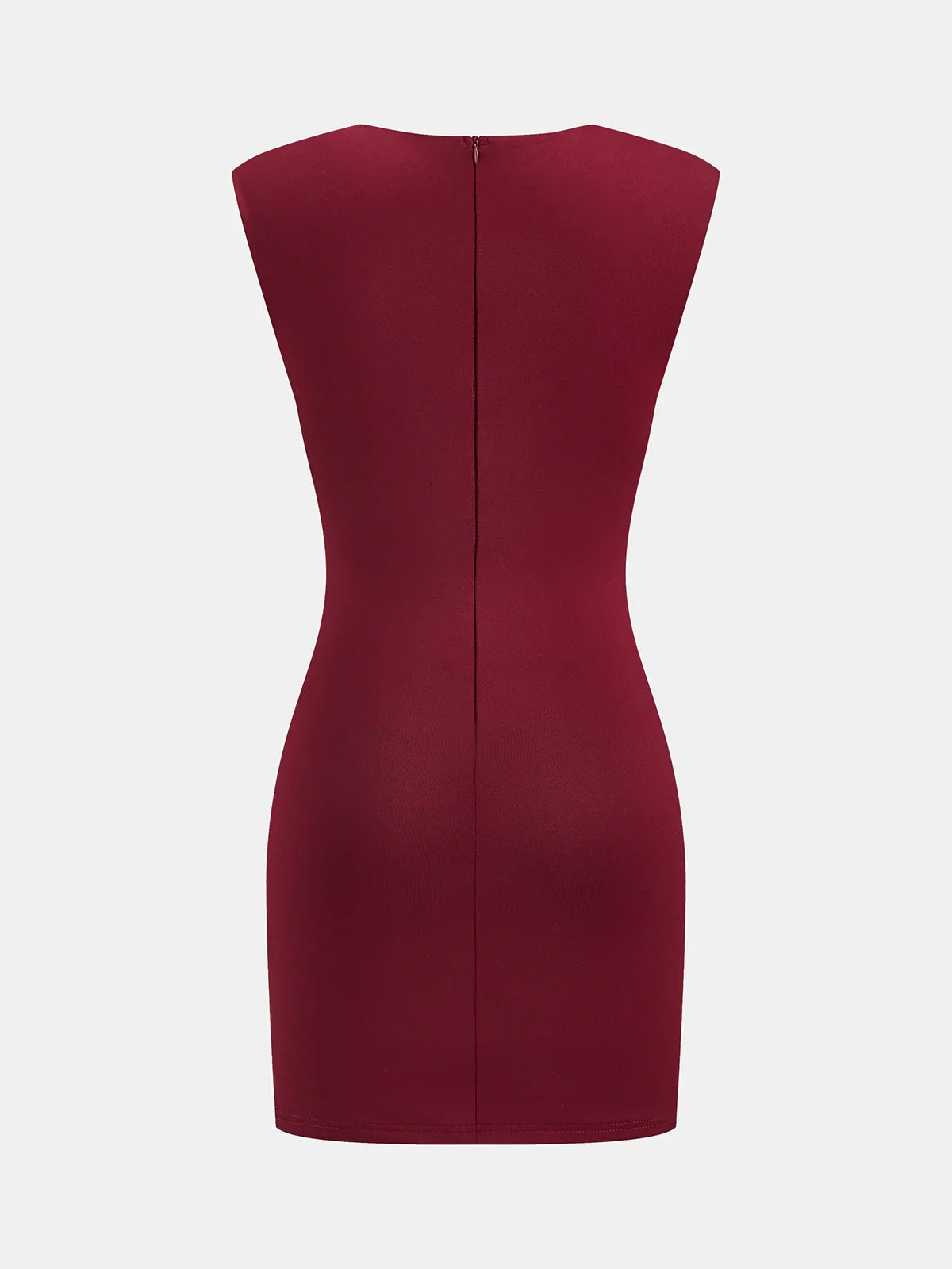 Square-Neck Sleeveless Dress
