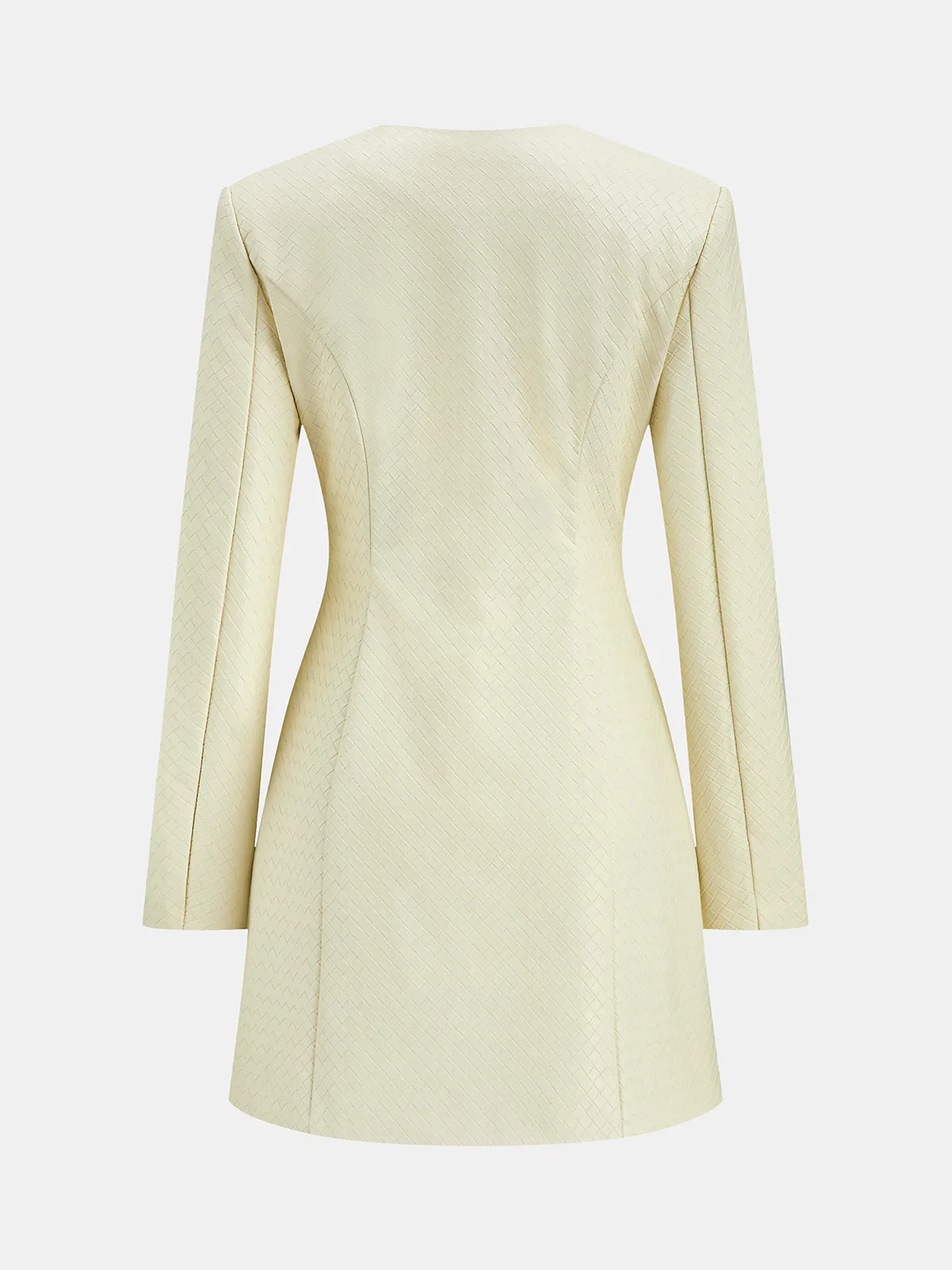 Floral Metal Button Faux Leather Mini Dress