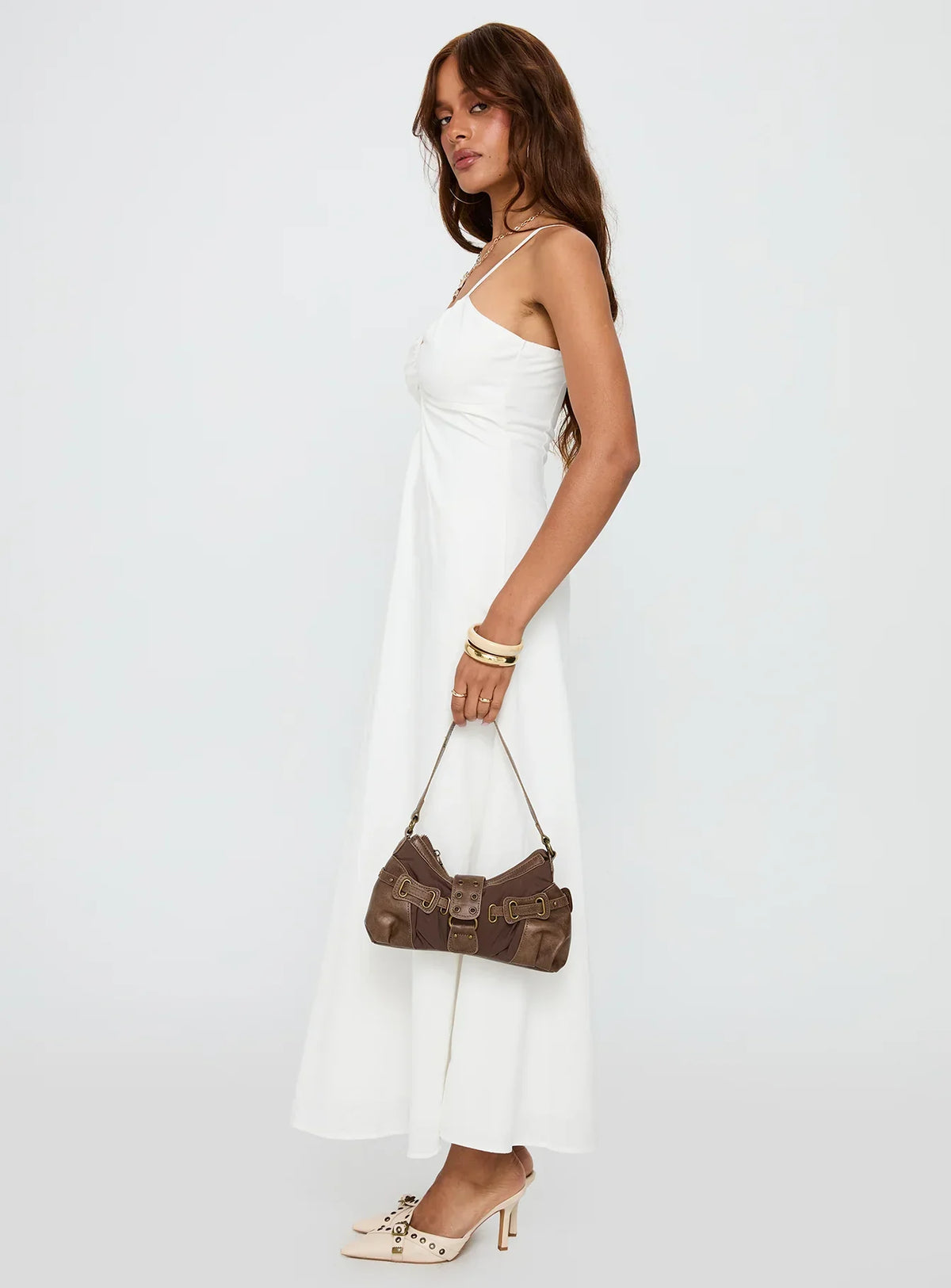 Harkonnen Maxi Dress White