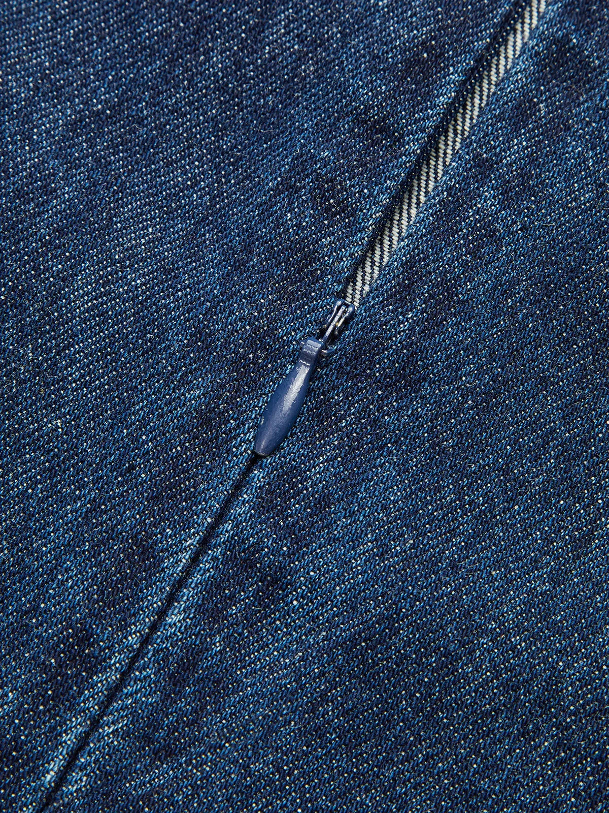 Metal Detail Denim Sleeveless Mini Dress