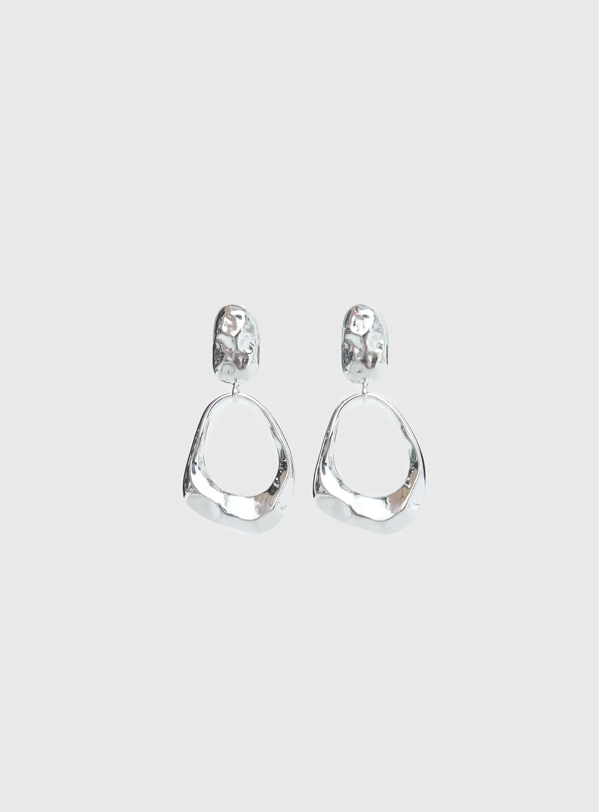 Whirl Earrings Silver